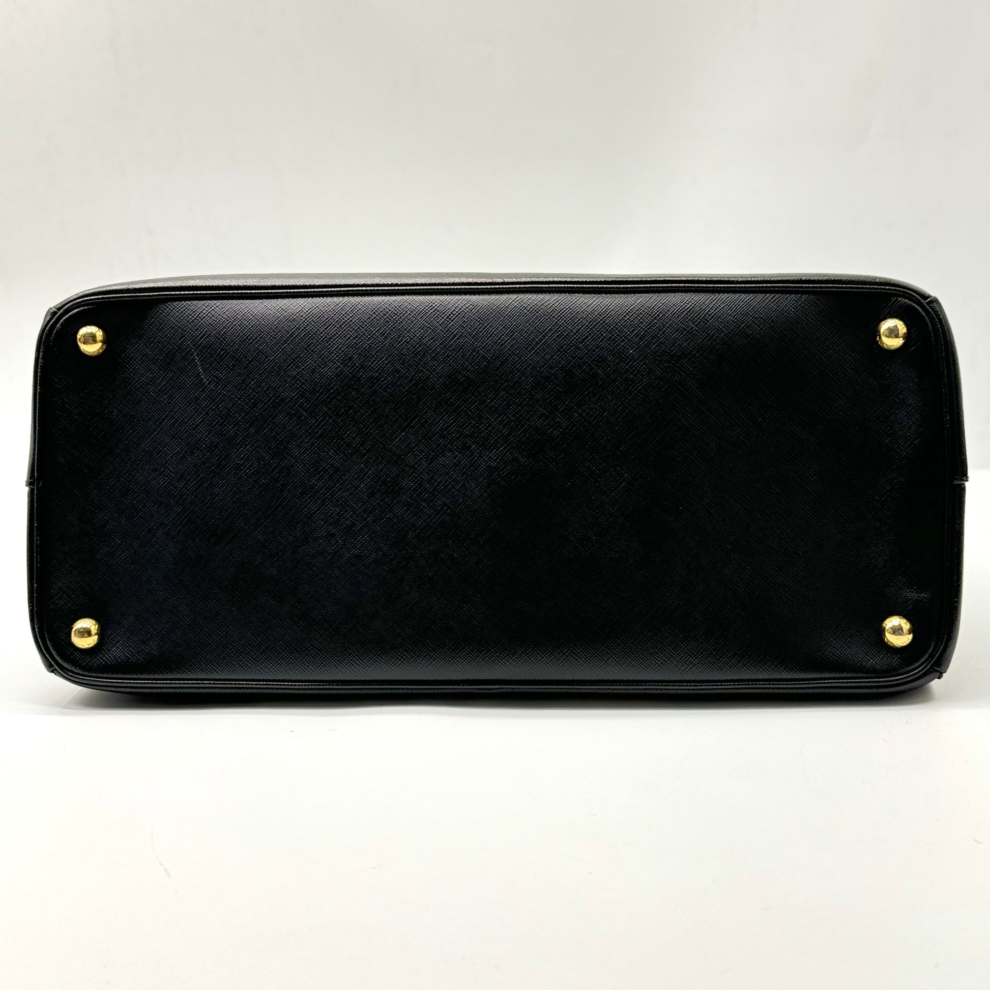 PRADA XL Saffiano Lux Galleria Double Zip Tote