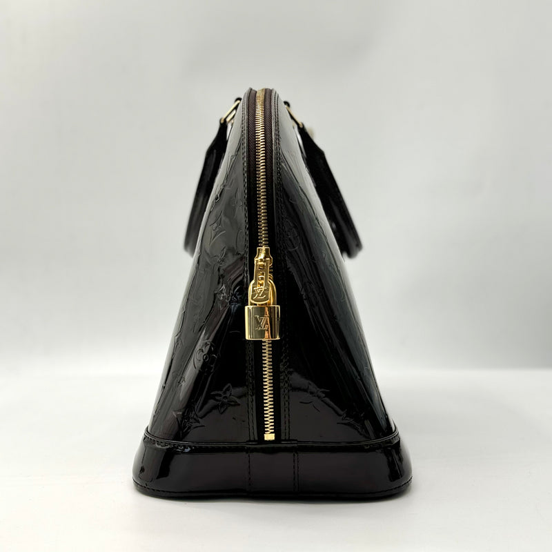 Louis Vuitton Alma GM Vernis Amarante Handbag