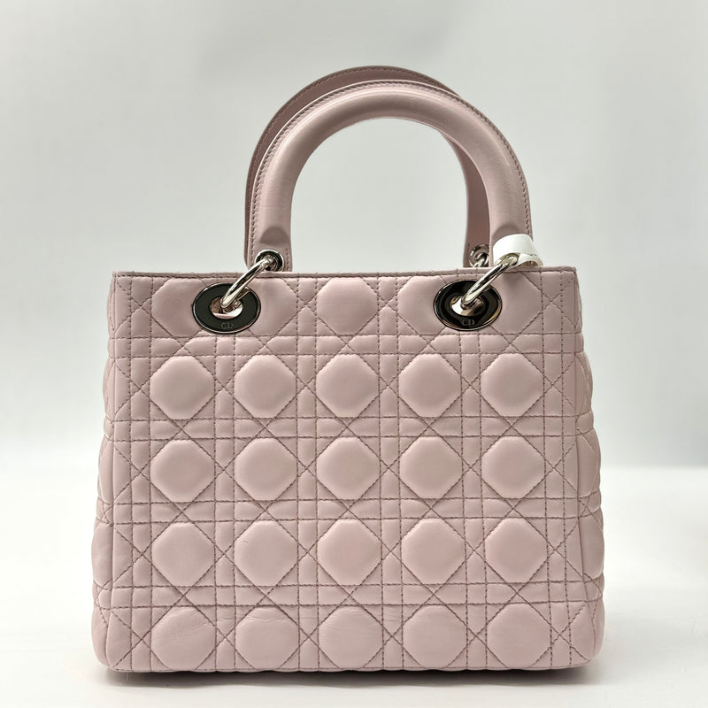 Christian Dior Lady Dior Bag Cannage Quilt Lambskin Medium