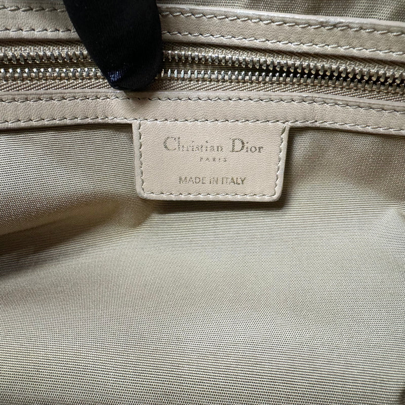 Christian Dior Granville Satchel Cannage Quilt Leather Medium