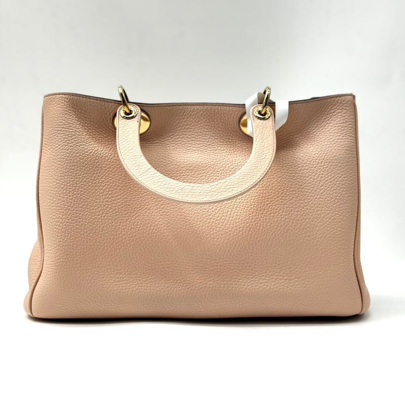 Bullcalf Medium Diorissimo Tote Rose Poudre