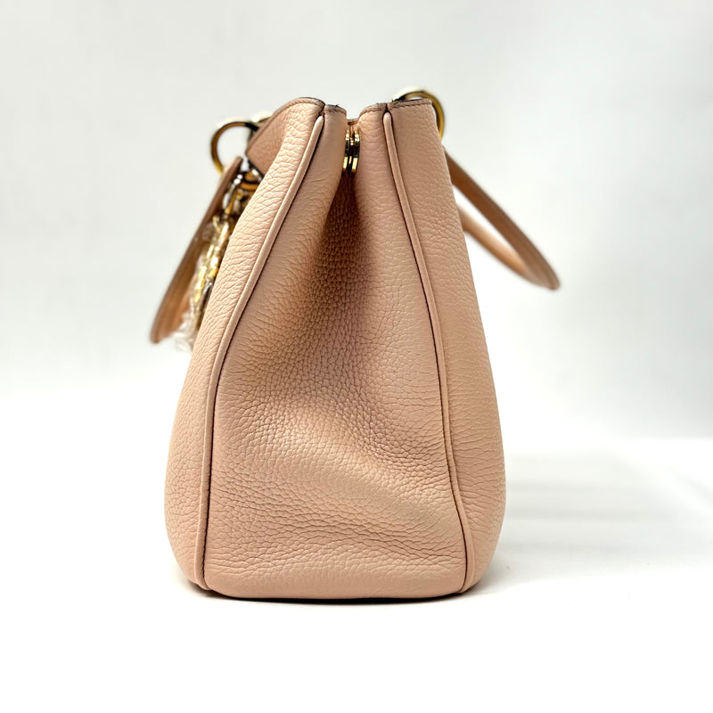 Bullcalf Medium Diorissimo Tote Rose Poudre