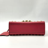 Gucci Pearly Padlock Shoulder Bag Studded Leather Small