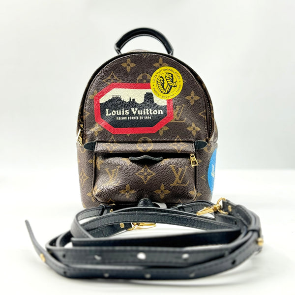 Louis Vuitton World Tour Monogram Canvas Mini Palm Springs Backpack