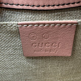 Gucci GUCCI Emily Chain Flap Bag Guccissima Leather Mini Soft Pink