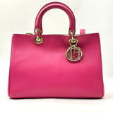 CHRISTIAN DIOR  Smooth Calfskin Medium Diorissimo Tote