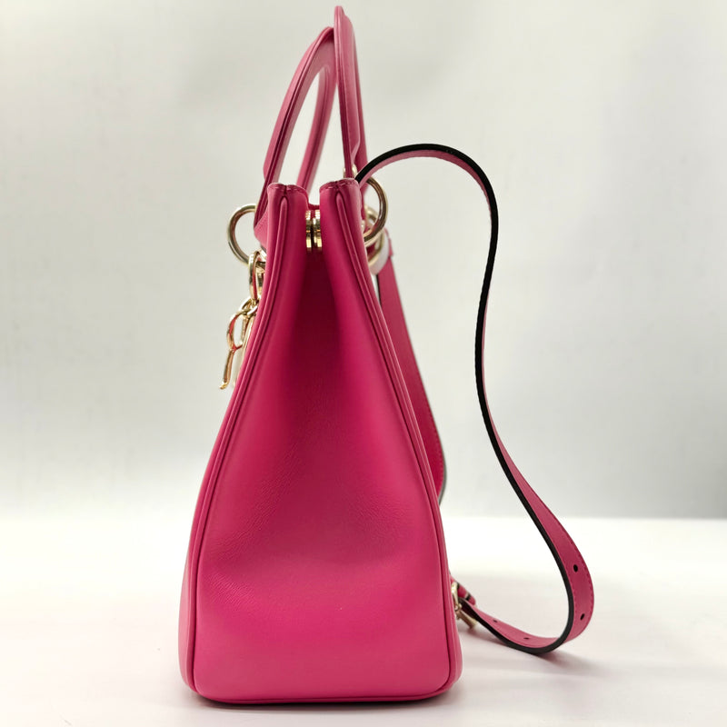 CHRISTIAN DIOR  Smooth Calfskin Medium Diorissimo Tote