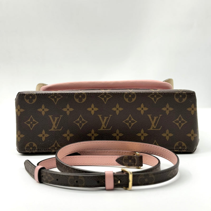 Louis Vuitton Marignan Handbag Monogram Canvas with Leather