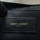 Saint Laurent  Metallic Calfskin Kate Monogram Tassel Chain Wallet Gold