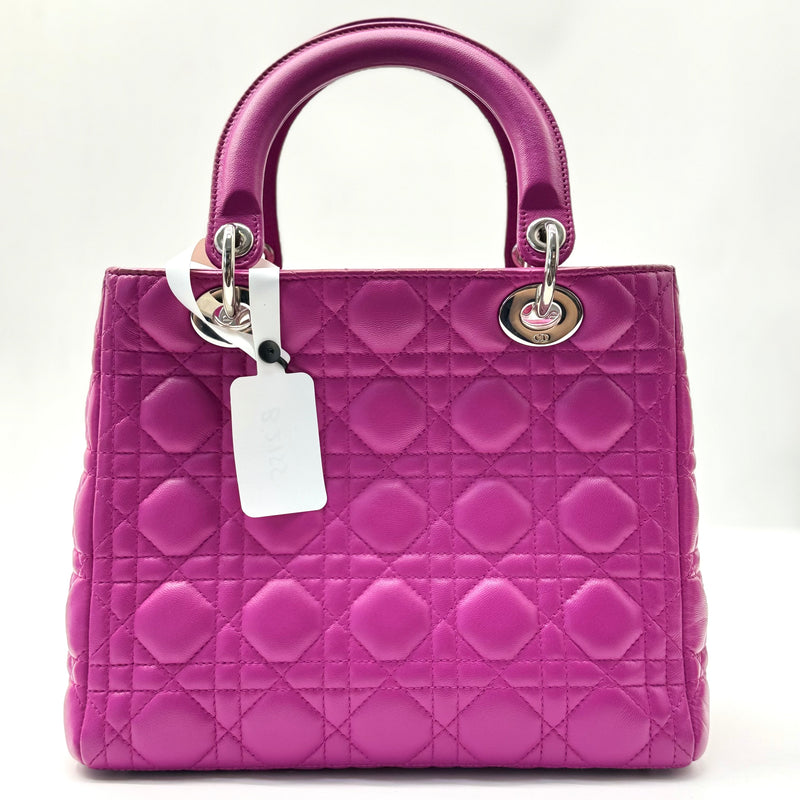 Christian Dior Lady Dior Bag Cannage Quilt Lambskin Medium