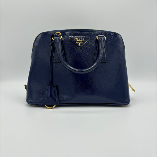 Promenade Bag Vernice Saffiano Leather Small