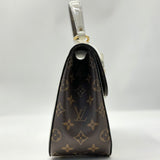 Louis Vuitton Cherrywood Handbag Vernis with Monogram Canvas PM