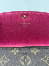 LOUIS VUITTON  Monogram Bloom Flower Emilie Wallet