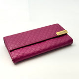 GUCCI  Soft Microguccissima Dice Chain Wallet Bright Bouganville