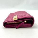 GUCCI  Soft Microguccissima Dice Chain Wallet Bright Bouganville