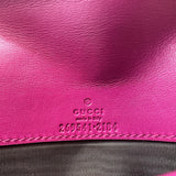 GUCCI  Soft Microguccissima Dice Chain Wallet Bright Bouganville