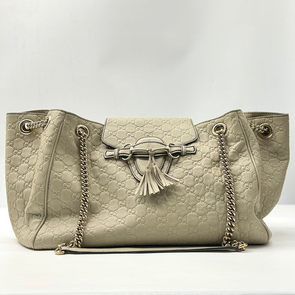 GUCCI GG Signature Medium Emily Shoulder Bag