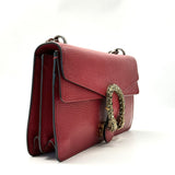 Dollar Calfskin Swarovski Crystal Small Dionysus Shoulder Bag Hibiscus Red