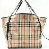 BURBERRY  Haymarket Check Large Canterbury Tote Brown