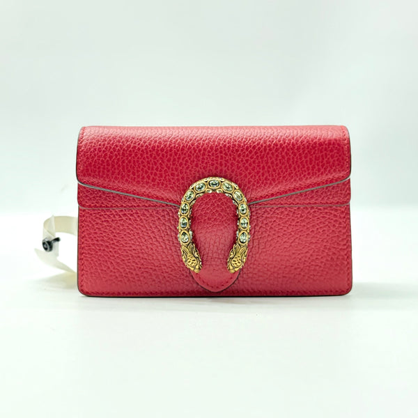 Gucci Dionysus Chain Wallet Leather with Embellished Detail Small