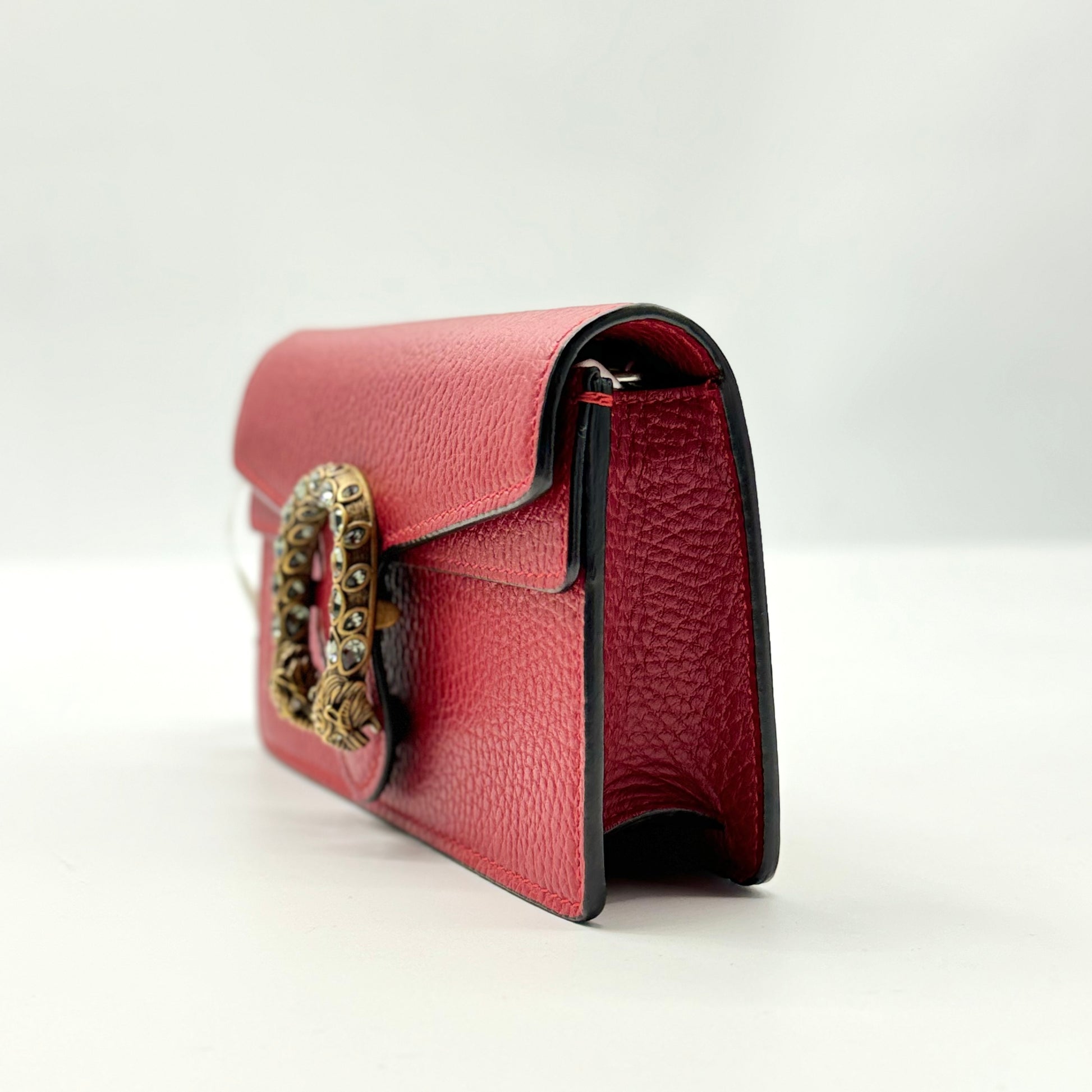 Gucci Dionysus Chain Wallet Leather with Embellished Detail Small