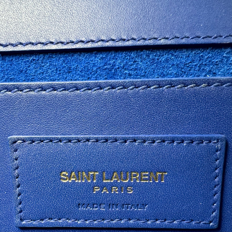 Saint Laurent Classic Monogram Tassel Crossbody Bag Leather Small