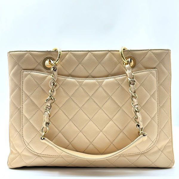 Chanel Grand Shopping Tote Quilted Caviar