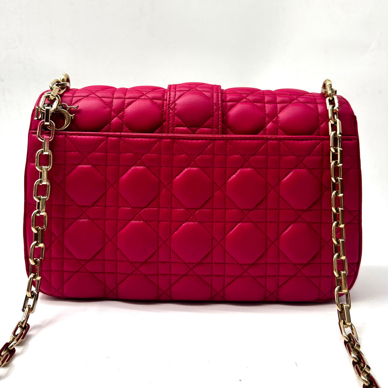 Miss Dior Flap Bag Cannage Quilt Lambskin Medium