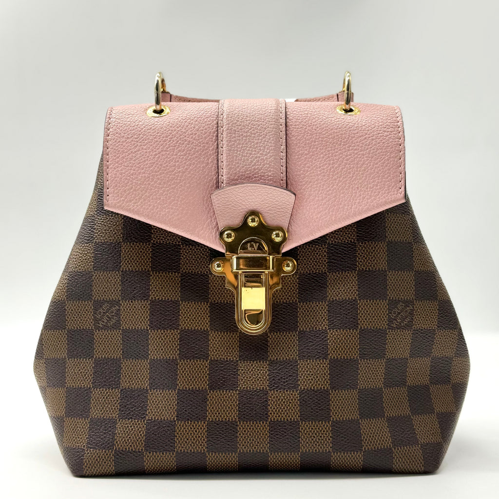 Clapton Backpack Damier and Leather
