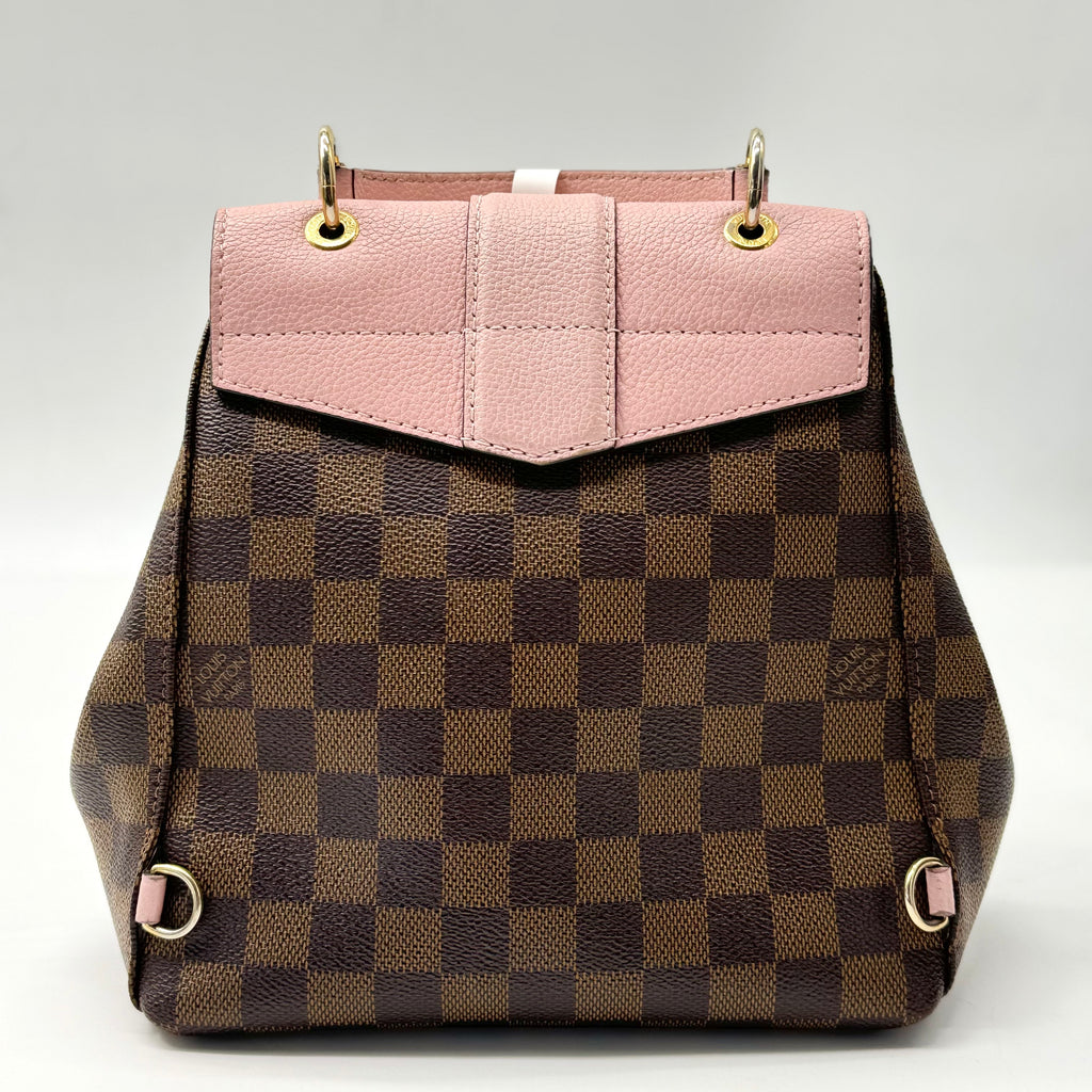 Clapton Backpack Damier and Leather