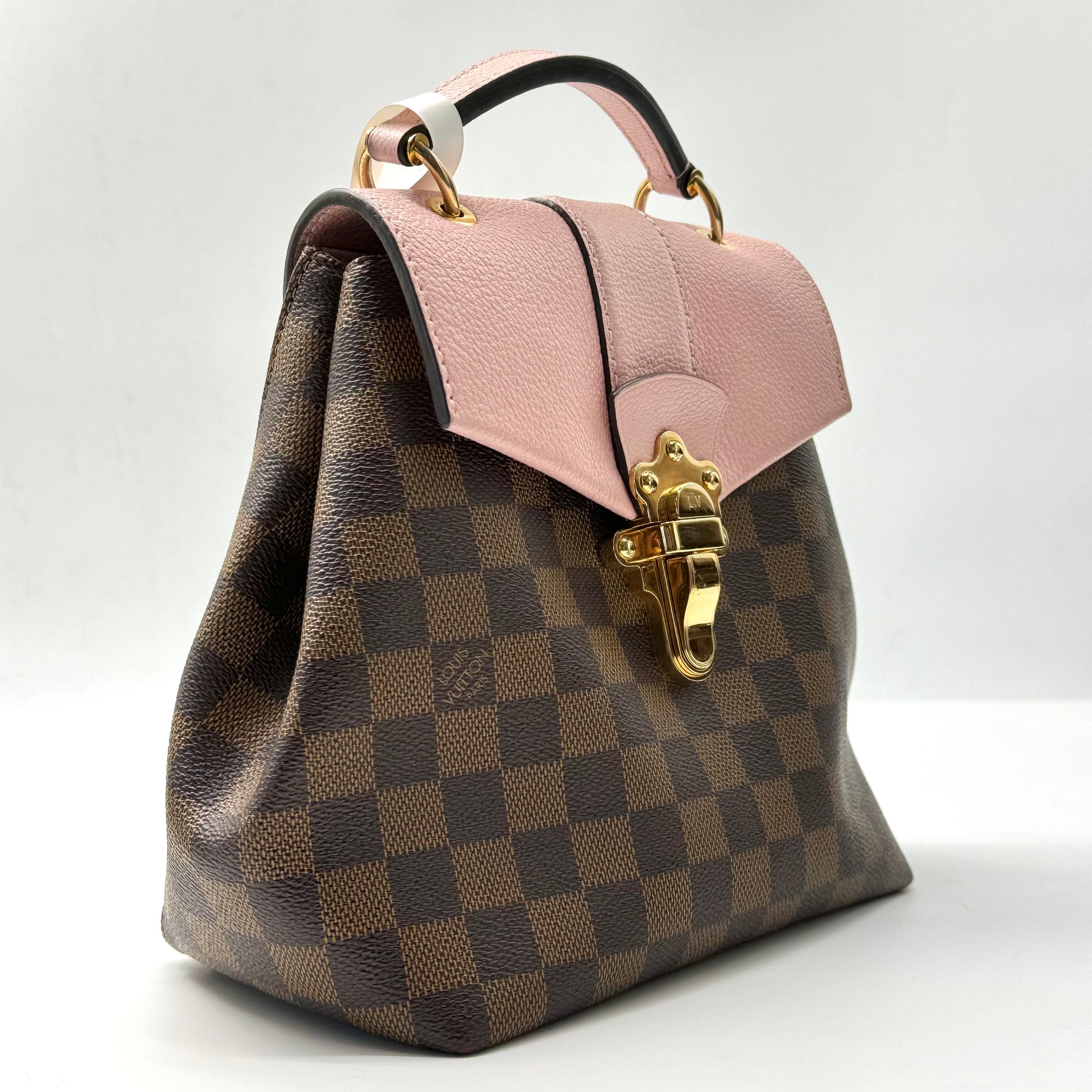 Clapton Backpack Damier and Leather