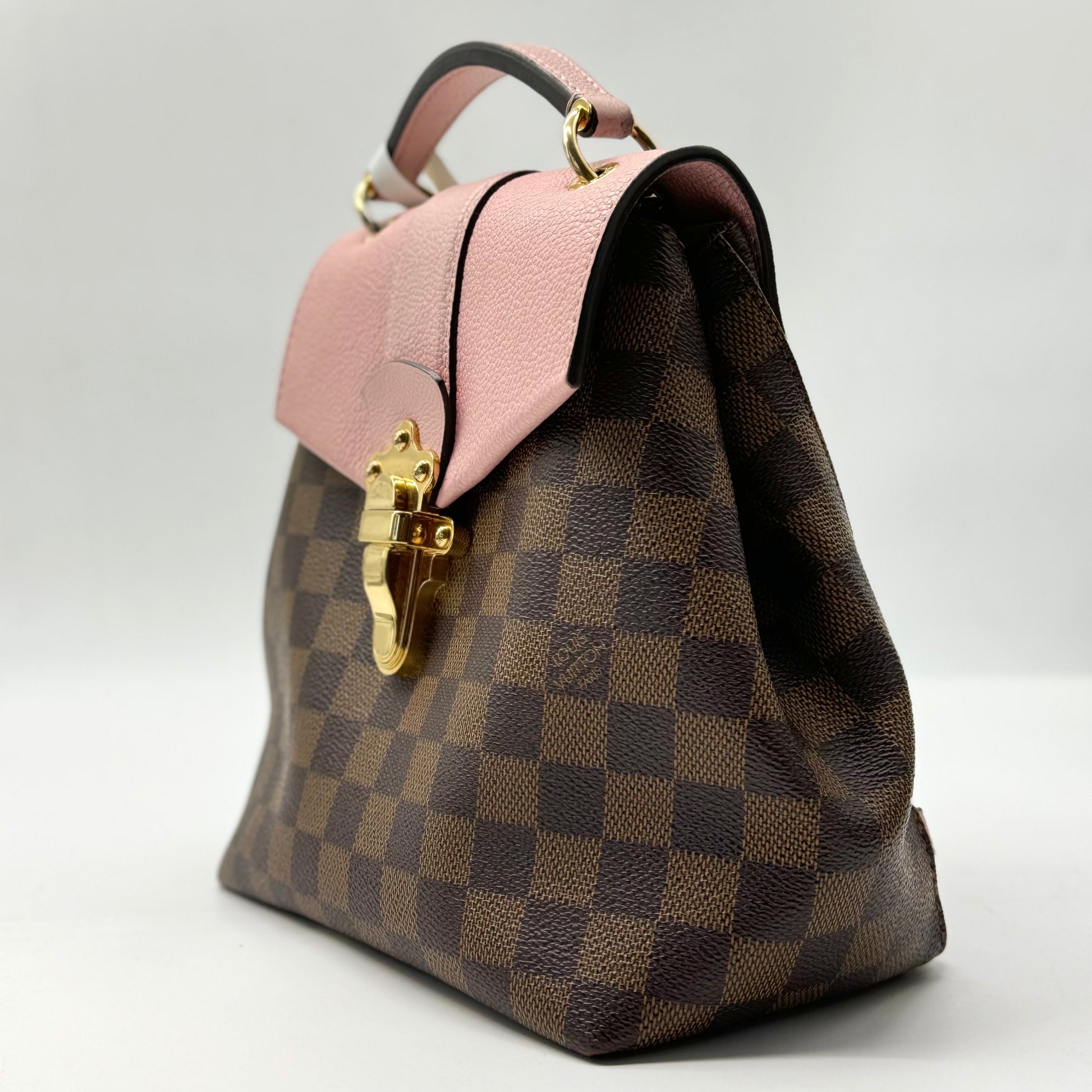 Clapton Backpack Damier and Leather