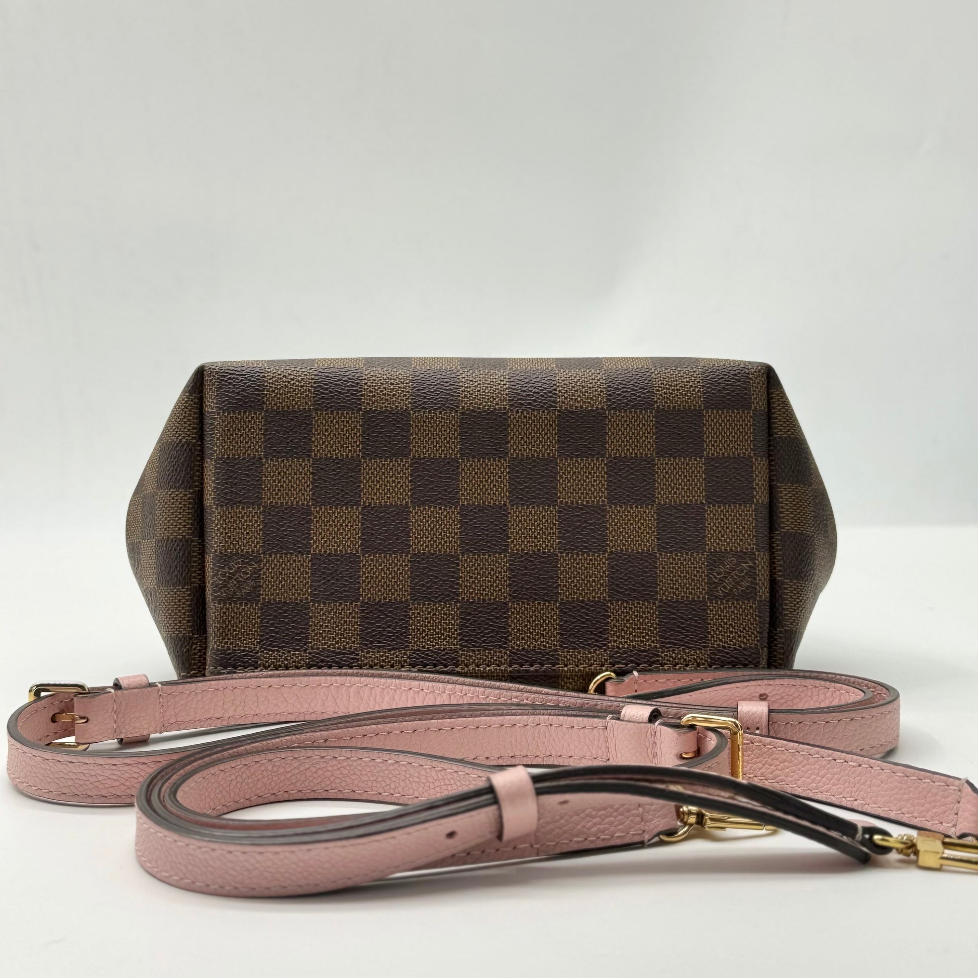 Clapton Backpack Damier and Leather