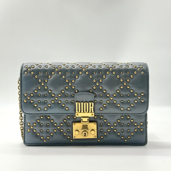 Dioraddict Flap Bag Cannage Studded Leather