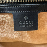 Gucci Guccissima Medium Padlock Shoulder Bag Black