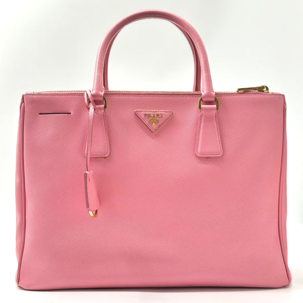 PRADA  Saffiano Medium Galleria Double Zip Tote Geranio