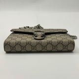 Dionysus Chain Wallet GG Coated Canvas Small