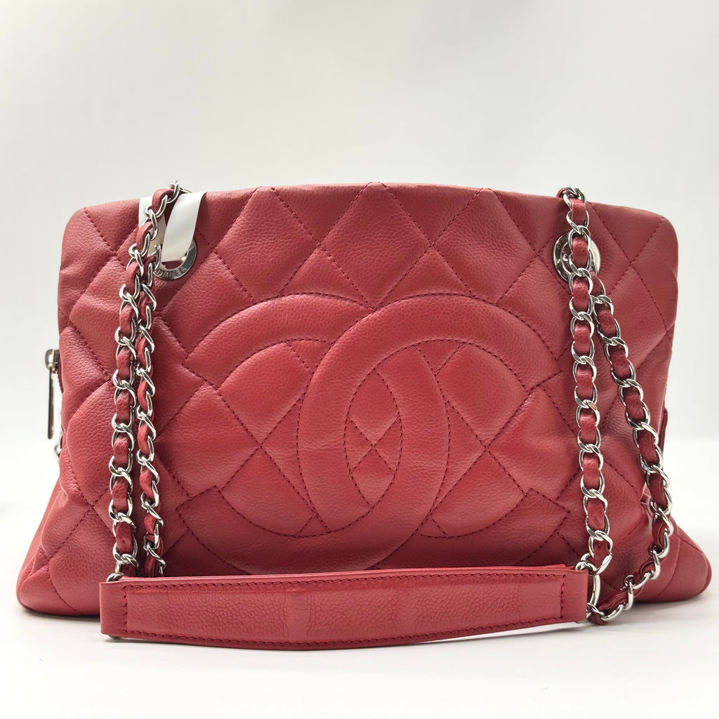 Chanel Timeless CC Expandable Tote Quilted Caviar Medium