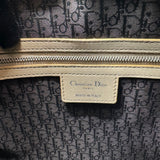 CHRISTIAN DIOR  Lambskin Cannage Large Lady Dior Beige