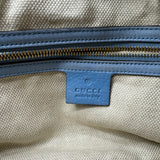 Gucci Suede Soho Interlocking G Logo Shoulder Bag