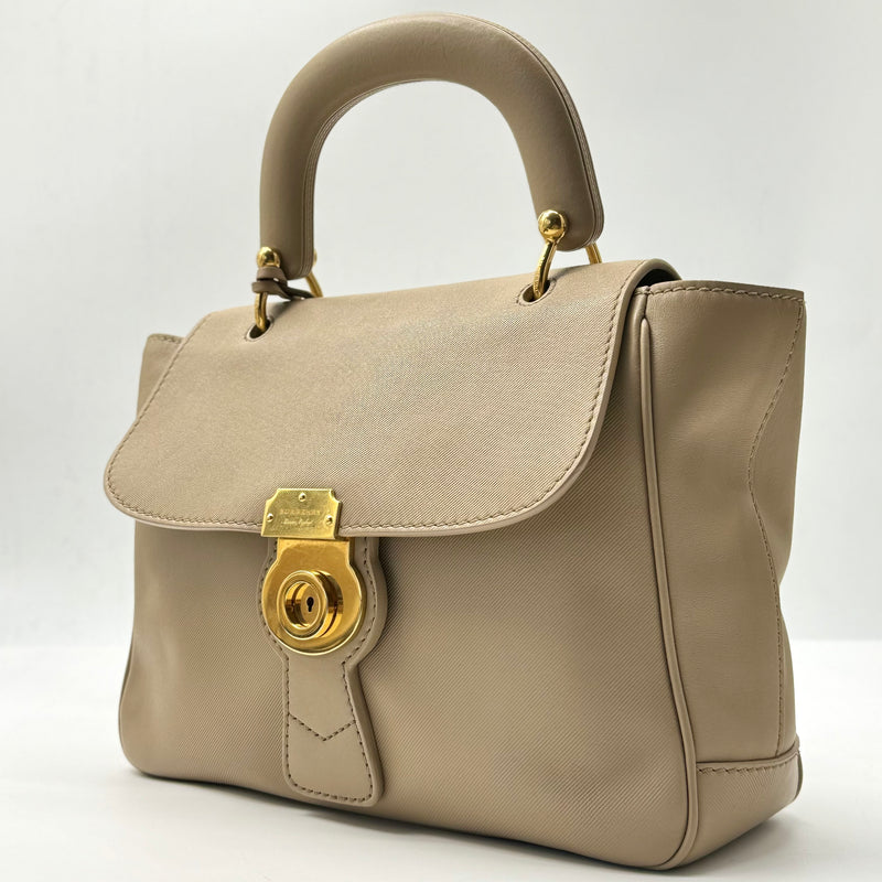 Burberry DK88 Top Handle Bag Leather Medium