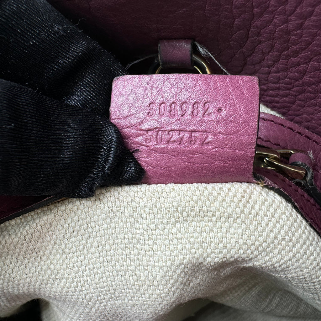 Gucci Soho Chain Strap Shoulder Bag Leather Medium