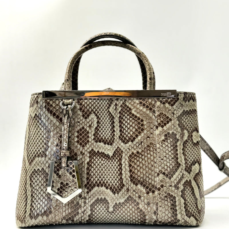 FENDI Petite Python 2Jours Tote