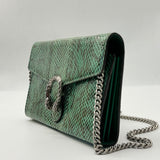 Gucci Dionysus Chain Wallet Python Small