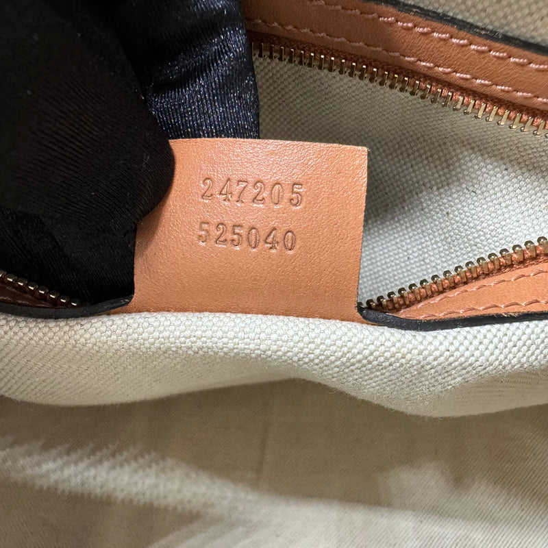 Gucci Vintage Web Boston Bag GG Canvas Medium