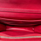 Patent Cannage Miss Dior Promenade Pouch Red