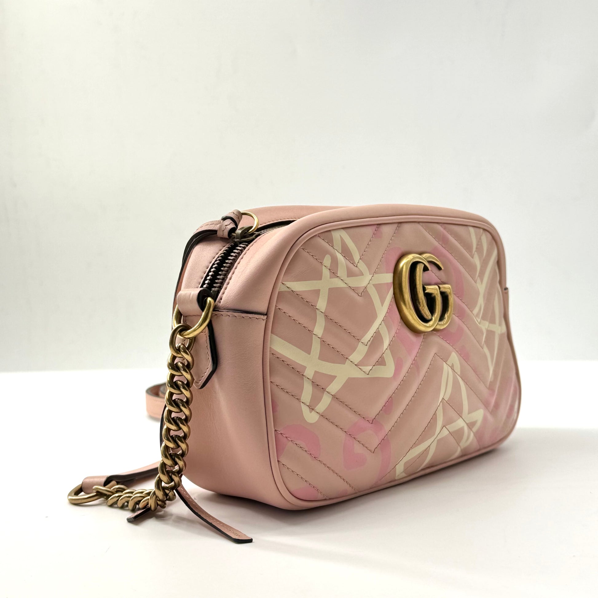 GG Marmont Flap Bag GucciGhost Matelasse Leather