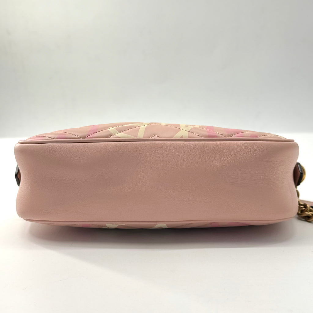 GG Marmont Flap Bag GucciGhost Matelasse Leather