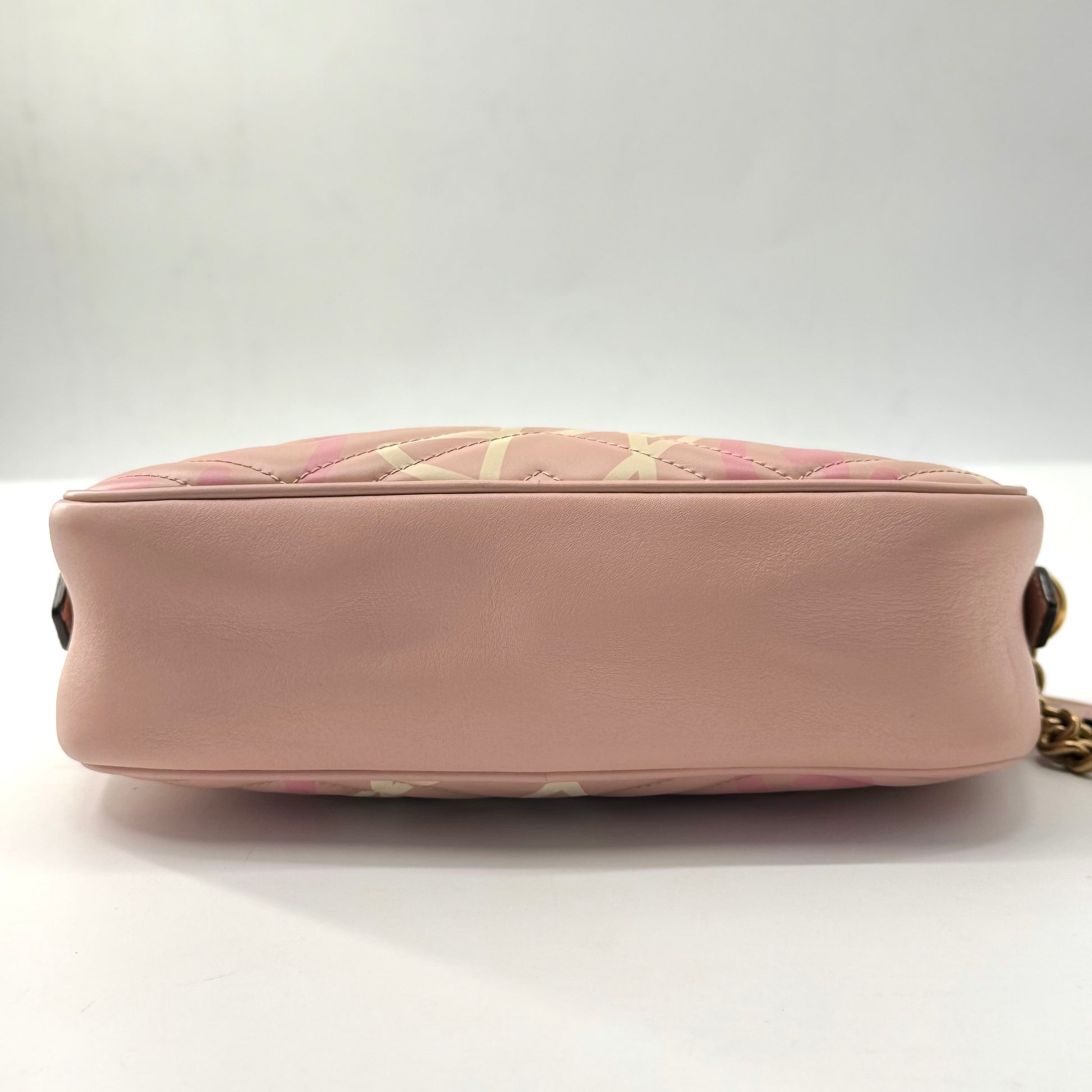 GG Marmont Flap Bag GucciGhost Matelasse Leather