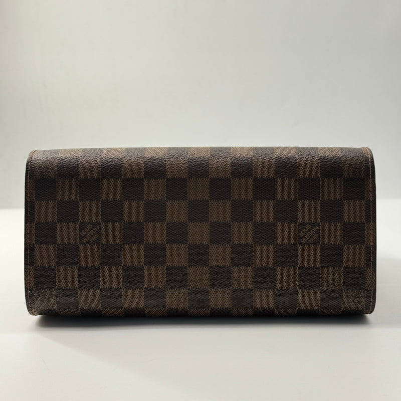 LOUIS VUITTON Coated Canvas Damier Ebene Pattern Vintage